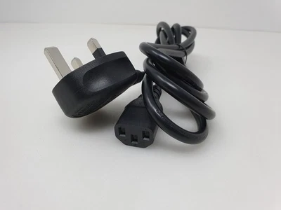 For ASUS VP227HF 22" Monitor Mains Power Cable AC Power Lead Cord 2m UK Plug - Image 1 of 4