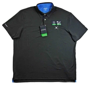 Chaps Mens Golf Polo Shirt XL Performance Pullover Short Sleeve Stretch Black - Picture 1 of 6