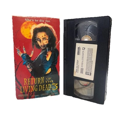 Return of the Living Dead 3 (VHS, 1995, Unrated) Horror - Tested Vidmark - Image 1 of 4