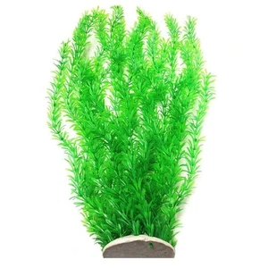 unootel Grass Cluster Aquarium Décor Plastic Plants Extra Large 23 Inches Tal... - Picture 1 of 1