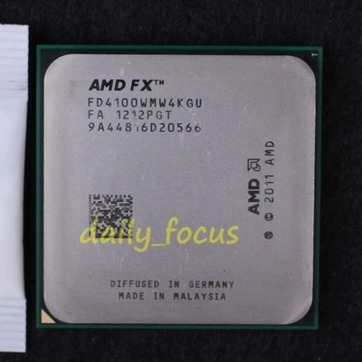 AMD FX-Series FX 4100 3.6 GHz FD4100WMW4KGU CPU Processor Socket AM3/A 600 MHz - Image 1 of 2