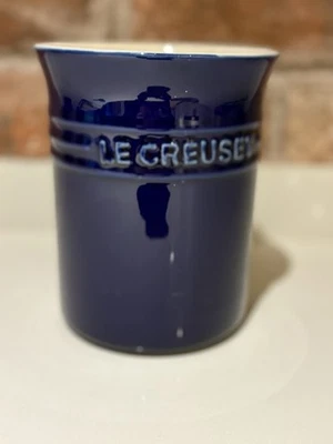 Le Creuset Dark Navy Blue Indigo Utensil Jar - Image 1 of 4