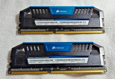 Corsair Vengeance Pro Series - 8GB (2 x 4GB) CMY8GX3M2A 1866C9B RAM MEMORY - Image 1 of 4