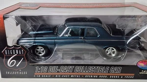 1964 Dodge 330 426 Hemi Highway 61 Diecast 1:18 Car - Dark Turquoise - Picture 1 of 8