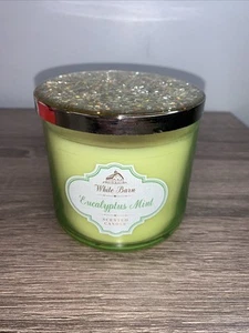 Bath & Body Works Eucalyptus Mint 14.5 OZ 3 Wick Scented Large Candle - NEW - Picture 1 of 6