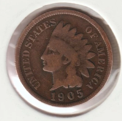 US Rare 1905 Indian Head Penny Coin Collection Shield Cent 🔥Cyber Monday Sale - Image 1 of 2