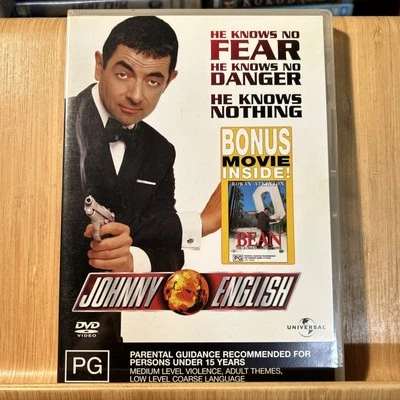 Johnny English + Bonus Movie Bean: The Ultimate Disaster Story Region 2,4 (S6.8) - Image 1 of 3