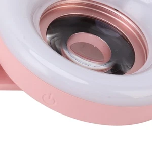 (Pink)Phone Camera 15X Macro Lens With Mini Clip Ring Light 2800 To 6500K EOB - Afbeelding 1 van 12