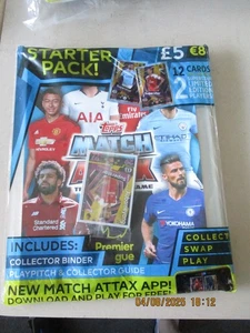 Topps Match Attax 2018-2019 Starter Pack UNOPENED - Premier League - Picture 1 of 2