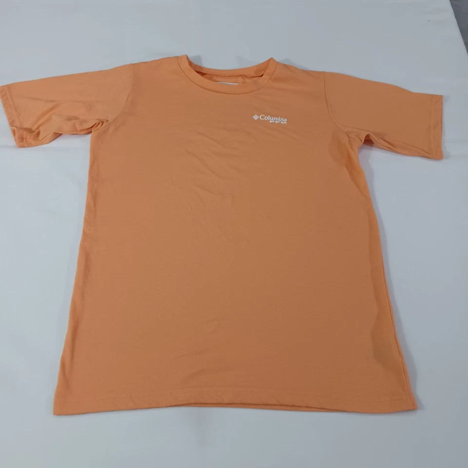 Columbia PFG SM1480 Youth/Boy's Size XL (18/20) Orange Cotton Blend T-Shirt  - Image 1 of 4