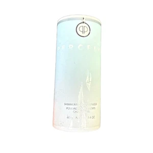 Avon Perceive Shimmering Body Powder 1.4oz 40g Light Blue Y2K l Iridescent Glow - Picture 1 of 3