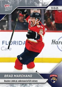 2025-26 NHL TOPPS NOW® Sticker #36 🏒 Brad Marchand 🏒Florida Panthers 🐆 - Bild 1 von 2