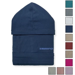Albornoz Unisex Hombre Mujer Sommaruga IN con Capucha Algodón Bolsas de Viaje 6419 - Imagen 1 de 69