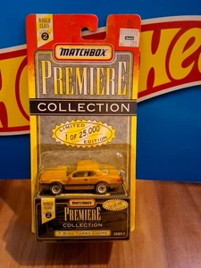 Matchbox Premiere Collection T-Bird Turbo Coupe World Class Series 2 Gold Z24🔥A - Picture 1 of 5