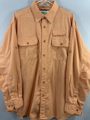 Orvis Buzz Off Men's Long Sleeve Button Front Shirt Size Large - Image 1 of 4