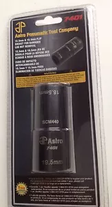 Flip Socket For Damaged Lug Nut Removal 18.5 And 19.5 MM 1/2" Drive last one!!! - Picture 1 of 3