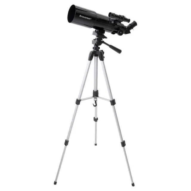 Celestron Travel Scope 80 Portable Telescope with Smartphone Adaptor and Backpack