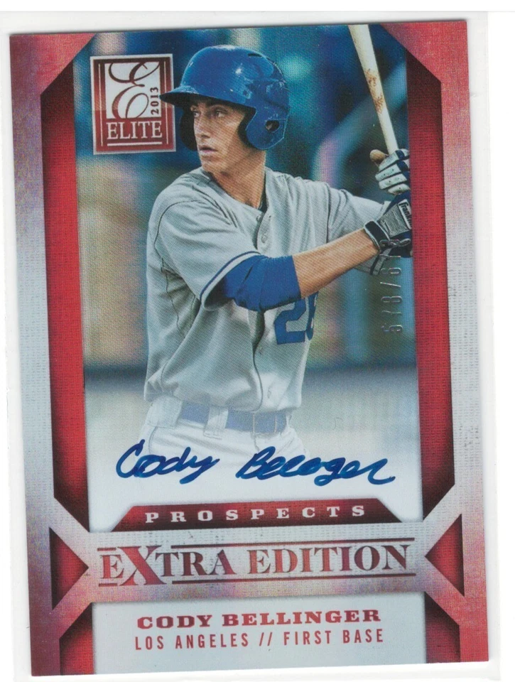 2013 Panini Elite Cody Bellinger Autograph Rookie Card #'d /673 - Image 1 of 1