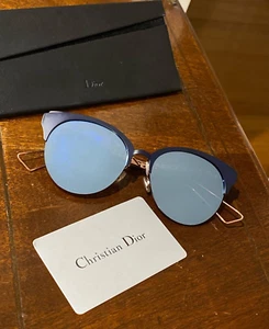 Gafas de sol Christian Dior Diorama Club. Azul, rosa. Lentes reflectantes. Como nuevo. - Imagen 1 de 15