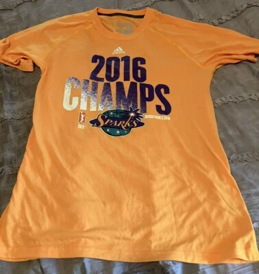 Camiseta LOS ANGELES SPARKS Baloncesto Adidas 2016 Campeones WNBA MEDIANA ENVÍO GRATUITO Foto 1 de 2