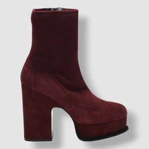 $1555 Pierre Hardy Women's Red Tina Heeled Ankle Bootie Boot Shoes Size 38.5 - Picture 1 of 3