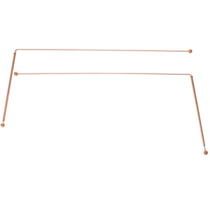 2Pcs Copper Dowsing Rods for Treasure Seeking and Water Divination - Imagen 1 de 12