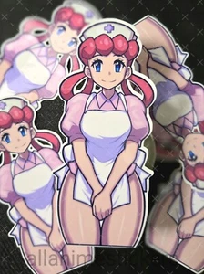 Poke Nurse Joy Waifu Vinyl Sticker - Picture 1 of 2