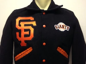 San Francisco Giants DeLong Men's Wool Jacket Size 34 Custom World Series MLB - Picture 1 of 8