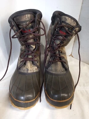 PRO LINE Waterproof Camo Steel Shank Thermolite 10" Hiking Hunting Boots Sz 10 - Image 1 of 4