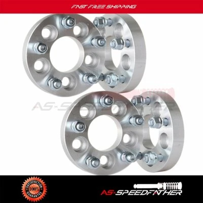 4Pc 1" 5x100 to 5x114.3 5x4.5 12x1.5 Wheel Spacers Adapter For Toyota Corolla - Image 1 of 4