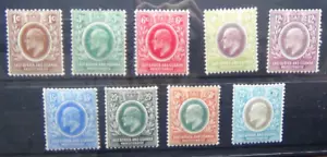East Africa and Uganda 1907 - 1908 set to 75c MM - Picture 1 of 1