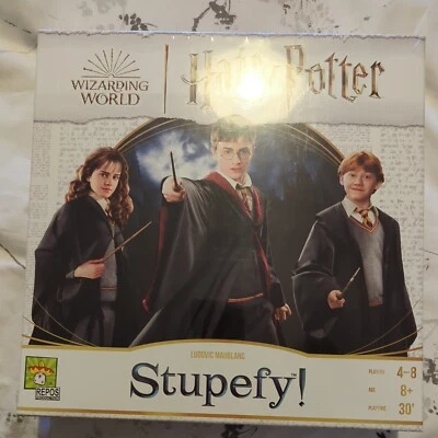 New & Sealed  Harry Potter Stupefy! Wizarding World Board Game Wands & Spells - Image 1 of 2