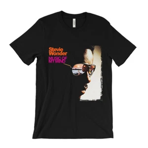 T-shirt Stevie Wonder Music Of My Mind canzoni nella chiave della vita My Cherie Amour - Foto 1 di 3