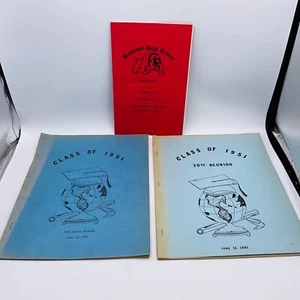 VTG High School Reunion Newton Iowa Benhaven Programs Booklet Note Lot Herbert - Picture 1 of 12