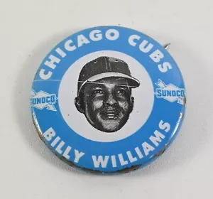 1969 Chicago Cubs Billy Williams Sunoco Pinback-Knopf - Bild 1 von 1