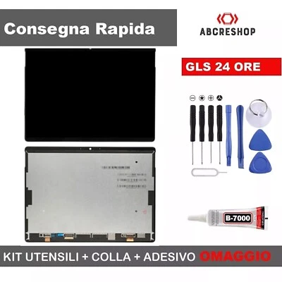 DISPLAY ORIGINALE PER MICROSOFT SURFACE PRO 9 13" 2038 1996 1997 TOUCH VETRO