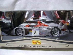 MAISTO 1:18 - Audi R8 n.8 Le Mans-Sieger 2000 Biela-Pirro-Kristensen - Foto 1 di 1