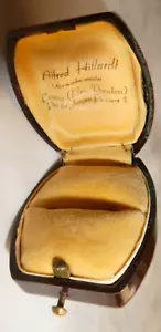 Vintage Bakelite Ring Jewelry Case Box Advertising Hillardt Coswig B. Dresden - Picture 1 of 10