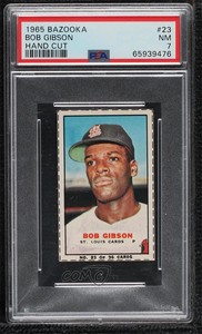 1965 Topps Bazooka Bob Gibson #23 PSA 7 HOF