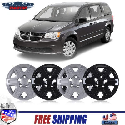 1pcs OR 4pcs 16" Wheel Rim Covers Hub Caps For 2008-2016 Dodge Grand Caravan - Image 1 of 4