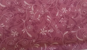 MODA Floral Fabric Pattern “LOFT 1800" Erin Michael Pink/purple 22-1/2” x 44” - Picture 1 of 3
