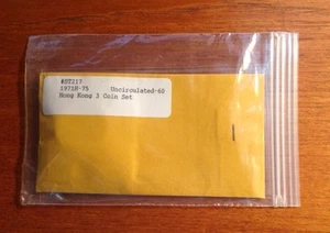 HONG KONG DOLLAR SET INCLUDES $1, 10 CENTS, 5 CENTS, AND ONE CENT NOTE...SEALED - Picture 1 of 4
