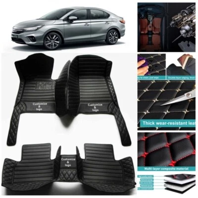 Alfombrillas para auto Honda City Clarity alfombrillas impermeables hechas a mano Foto 1 de 4