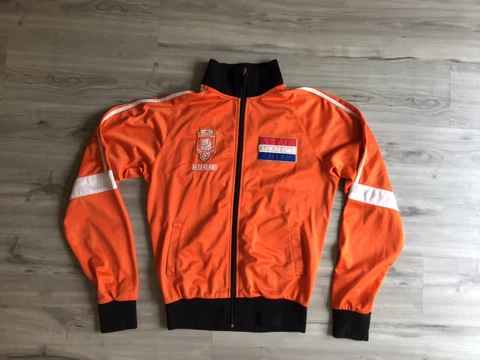 Franchise Club Netherlands Nederland Jacket Mens Size S Orange Soccer Football Cover