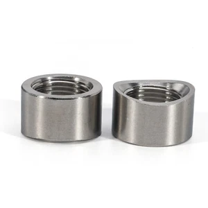 2 PACK O2 OXYGEN SENSOR BUNG M18 X 1.5 Notched Weld on O2 SENSOR Bung 304 Steel - Picture 1 of 10