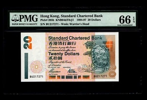 1994-9710 Dollars Hong Kong Standard Chartered Bank Pick#285b PMG GEM UNC 66 EPQ - Picture 1 of 2