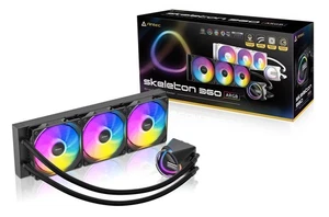 Antec Skeleton 360 ARGB Liquid CPU Cooler, 360mm Radiator, 3 x 120mm PWM ARGB Fa - Picture 1 of 10