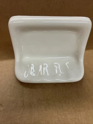 Bandeja para jabonera de cerámica vintage en pared  Foto 1 de 4