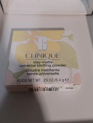 Clinique Stay Matte Universal Blotting Powder ~ Full Size 0.29 oz ~ Nib  - Image 1 of 3