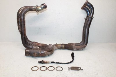 11-15 APRILIA TUONO V4R OEM EXHAUST HEADER PIPE MANIFOLD GASKET O2 SENSOR SPRING - Image 1 of 4